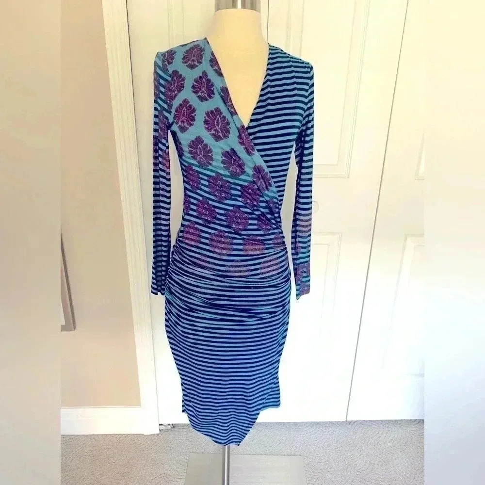 Tracy Reese bodycon Wrap Dress NWT Size Small